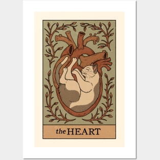 The Heart - Cats Tarot Posters and Art